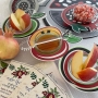 Dorit Judaica Laser Cut Metal Honey Dish Set for Rosh Hashanah (Apples) - 3