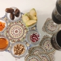 Pomegranate Mandala Rosh Hashanah Seder Plate by Dorit Judaica  - 3