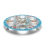 Passover Seder Plate With Flower Design By Dorit Judaica - 2