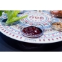 Designer Seder Plate With Pomegranate Mandala By Dorit Judaica - 5