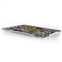 Dorit Judaica Floral Reinforced Glass Challah Board – Multicolored  - 2