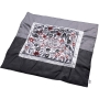Dorit Judaica Gray, Black and Red Floral Sabbath Plata (Hot Plate) Cover - 1
