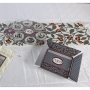 Metal Seder Plate and Matzah Tray Set By Dorit Judaica – Floral and Polka Dots Design - 4