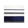 Eretz Judaica Wool "Gur" Tallit Prayer Shawl Set - Blue and Silver - 4