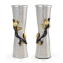 Yair Emanuel Stainless Steel Pomegranate Candlesticks - Large - 4