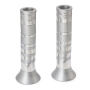 Yair Emanuel Aluminum Stacked Ring Candlesticks - Choice of Colors - 3