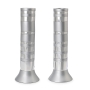 Yair Emanuel Aluminum Stacked Ring Candlesticks - Choice of Colors - 2