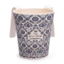 Yair Emanuel Bamboo Washing Cup – Floral Design (Blue) - 1