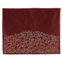 Yair Emanuel Embroidered Challah Cover - Tiny Pomegranates - Red - 1