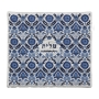 Yair Emanuel Fully Embroidered Cotton Blue Floral Tallit (Prayer Shawl Set) - 2