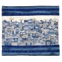 Yair Emanuel Jerusalem Embroidery Tallit Bag - Blue - 3