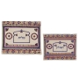 Yair Emanuel Embroidered Tallit and Tefillin Bag Set - Gateway to the Orient in Blue - 2