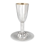Bier Judaica Elegant Handcrafted Sterling Silver "Borei Peri HaGefen" Kiddush Cup - 2