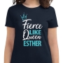 Fierce Like Queen Esther Women's Purim T-Shirt - 1