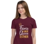 Fierce Like Queen Esther Youth T-Shirt - 1