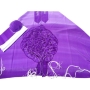 Galilee Silks Women's Tree of Life Purple Silk Tallit and Kippah Set  - 3