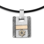 Ana Bekoach: Silver Kabbalah Dogtag Necklace with Star of David - Blessings - 5