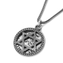 Traveler's Prayer & Shema Israel: Silver 2-Piece Star of David Necklace for Men - 4