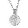 Solid Sculpted Sterling Silver Heh Pendant Necklace - 3