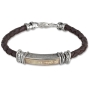 Ani Ledodi: Leather, Gold and Silver Unisex Bracelet (Variety of Colors) - 5