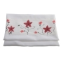 Galilee Silks Floral Tallit for Girls - Red - 3