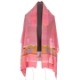 Galilee Silk Jerusalem Tallit for Women – Pink  - 1