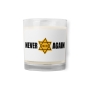 NEVER AGAIN Wax Candle in Glass Jar - 4
