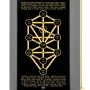Gold Plated and Onyx Men's Tablet Necklace with Micro-Inscribed Kabbalistic Tree of Life - 4