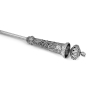 Traditional Yemenite Art Grand Handcrafted Sterling Silver Yad (Torah Pointer) With Filigree Design - 3