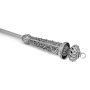 Traditional Yemenite Art Grand Handcrafted Sterling Silver Yad (Torah Pointer) With Filigree Design - 4