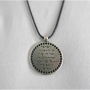 Galis Jewelry Silver Plated Priestly Blessing Disk Men's Necklace - 2