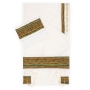 Ronit Gur Striped Multicolored Tallit with Blessing Set  - 2