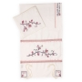 Ronit Gur Pale Pink Pomegranate Women's Tallit Set with Blessing - 3