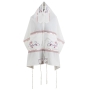 Ronit Gur Pale Pink Pomegranate Women's Tallit Set with Blessing - 2
