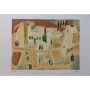 Square in Safed. Artist: Nahum Gutman. Signed & Numbered Limited Edition Lithograph - 2