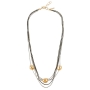 Hagar Satat Gold Plated Multi Dara Necklace – Africa Collection - 2