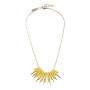Hagar Satat Short 24K Gold Plated Rise Necklace – Glow Collection (Choice of Colors) - 8