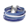 Hagar Satat Silver Plated Colorful Apollo Bracelet (Blue) - 1