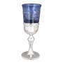Deluxe Handcrafted Glass and Sterling Silver Havdalah Set - 3