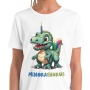 Hanukkah Menorasaurus Youth Short Sleeve T-Shirt - 1