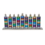 Yair Emanuel Aluminum Cylinder Hanukkah Menorah with Color Option - 3