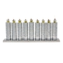 Yair Emanuel Aluminum Cylinder Hanukkah Menorah with Color Option - 6