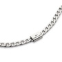 Unisex Stainless Steel Chain Bracelet with Hineni and Kedushah - 3