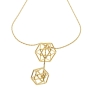Hagar Satat Gold Polygon Necklace - 2