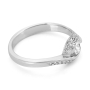 Anbinder 14K White Gold Diamond Encrusted Infinity Knot Ring - 7