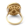 Anbinder 14K Gold and Diamond Studded "Star of David" Women's Ring - 2