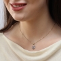 Diamond-Accented 14K Gold Double Star of David Pendant Necklace By Anbinder Jewelry - 2