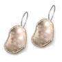 Moriah Jewelry Abstract Gold and Sterling Silver Earrings  - 1