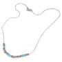 Moriah Jewelry Opal with 925 Sterling Silver and Gold Filled Beaded Necklace  - 2
