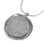 Moriah Jewelry Wrapped Round Opal Druzy Quartz Sterling Silver Necklace  - 1